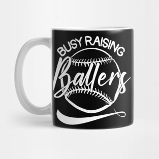 Baseball Busy Raising Ballers Mug